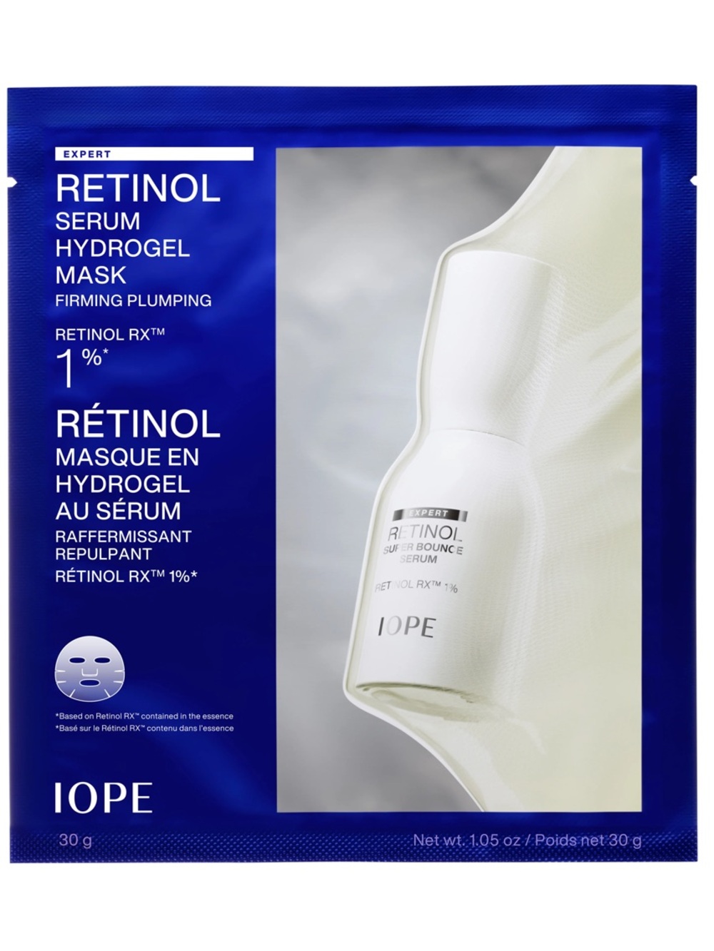 IOPE Retinol Serum Hydrogel Face Mask K Beauty